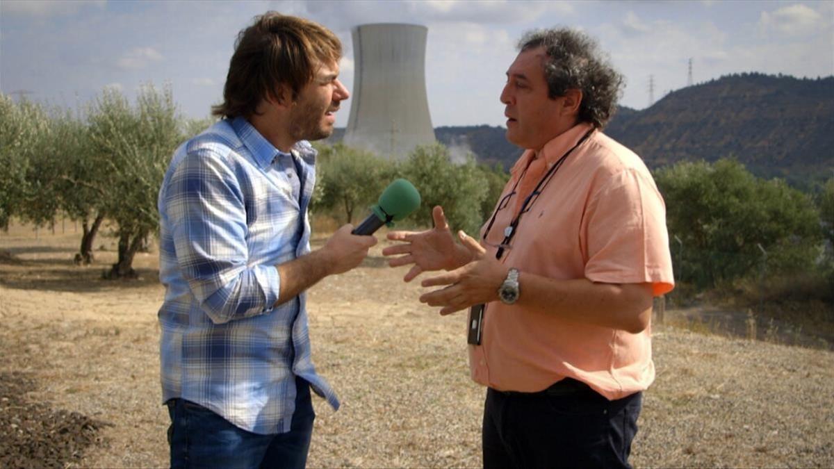 Quim Masferrer visita Ascó en 'El foraster' de TV-3