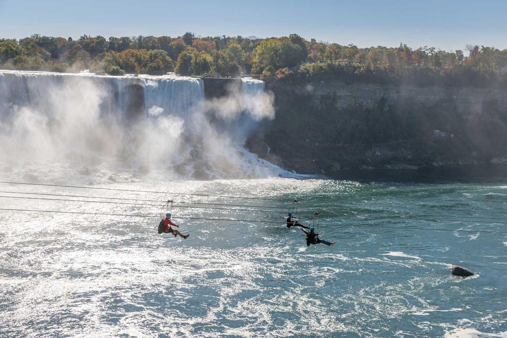 Tirolina, cataratas niagara