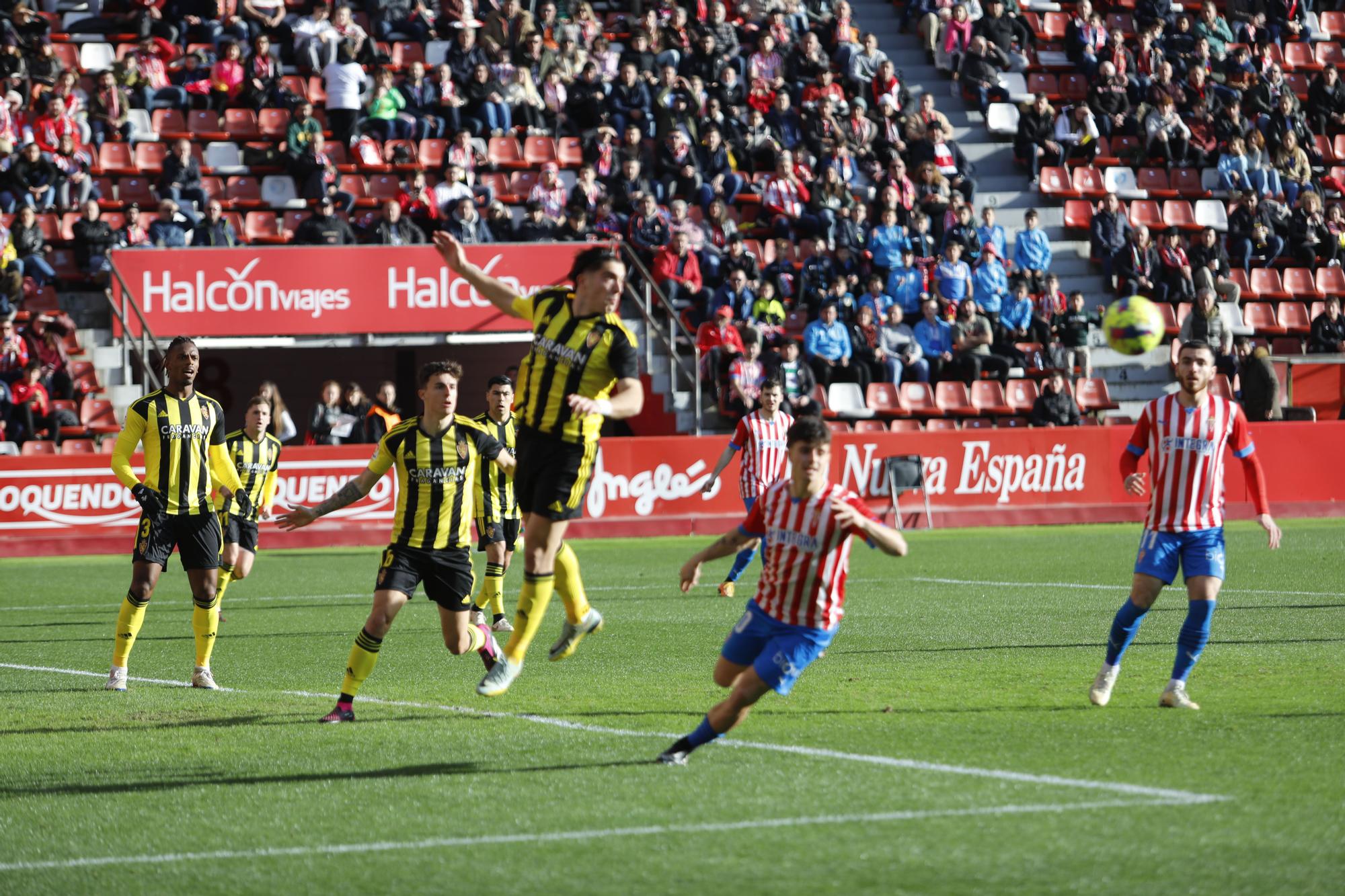 EN IMÁGENES: El encuentro entre el Sporting y el Real Zaragoza