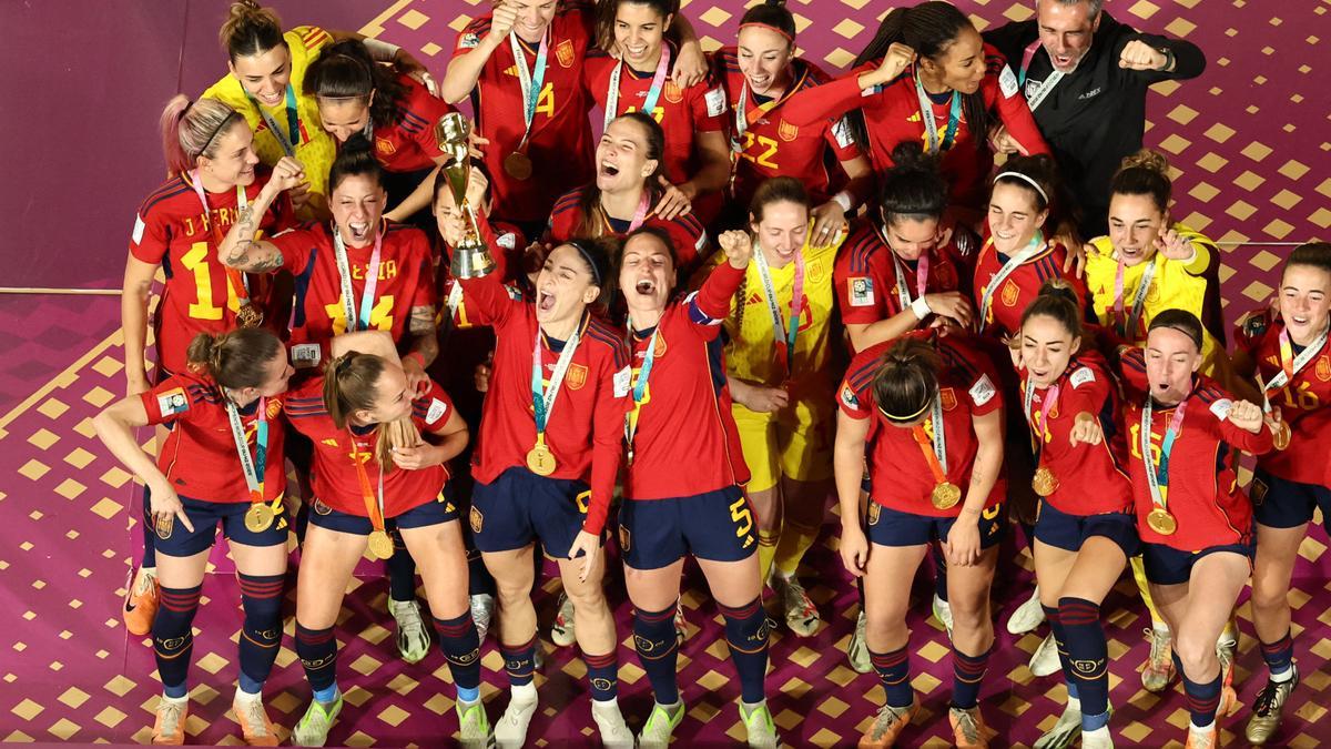 Toda la celebración de un Mundial histórico para España