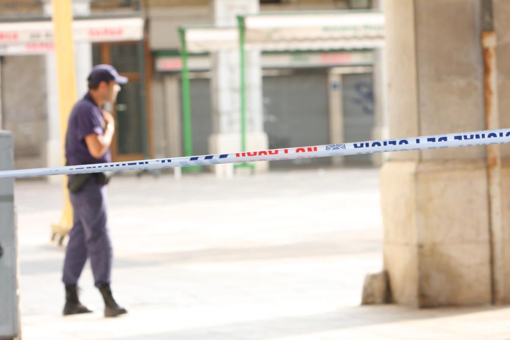 La última bomba de ETA estalló en la Plaza Mayor de Palma