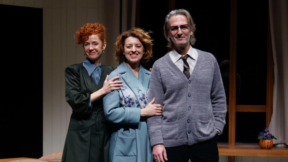 Ernesto Alterio, Marta Belenguer y Mélida Molina protagonizan la obra 'Viejos tiempos' en el Teatre Principal de Castelló el día 23.