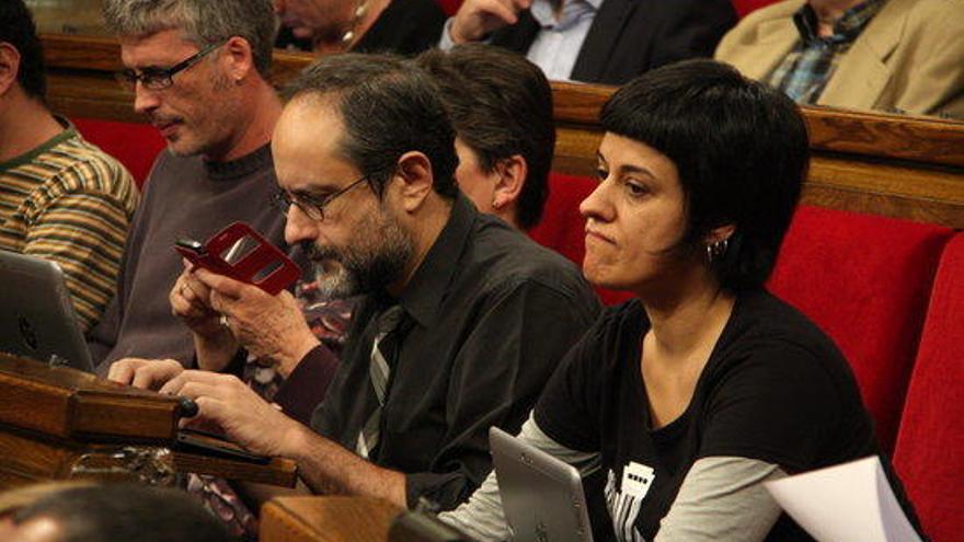 Diputats de la CUP al Parlament.