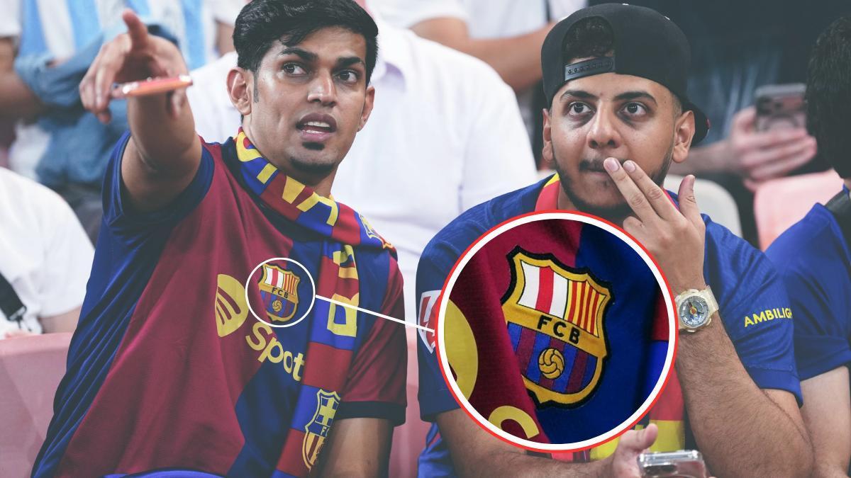 Algunos aficionados no están de acuerdo con que se puedan modificar los escudos de los equipos de la Supercopa.