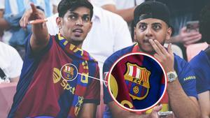 Algunos aficionados no están de acuerdo con que se puedan modificar los escudos de los equipos de la Supercopa.