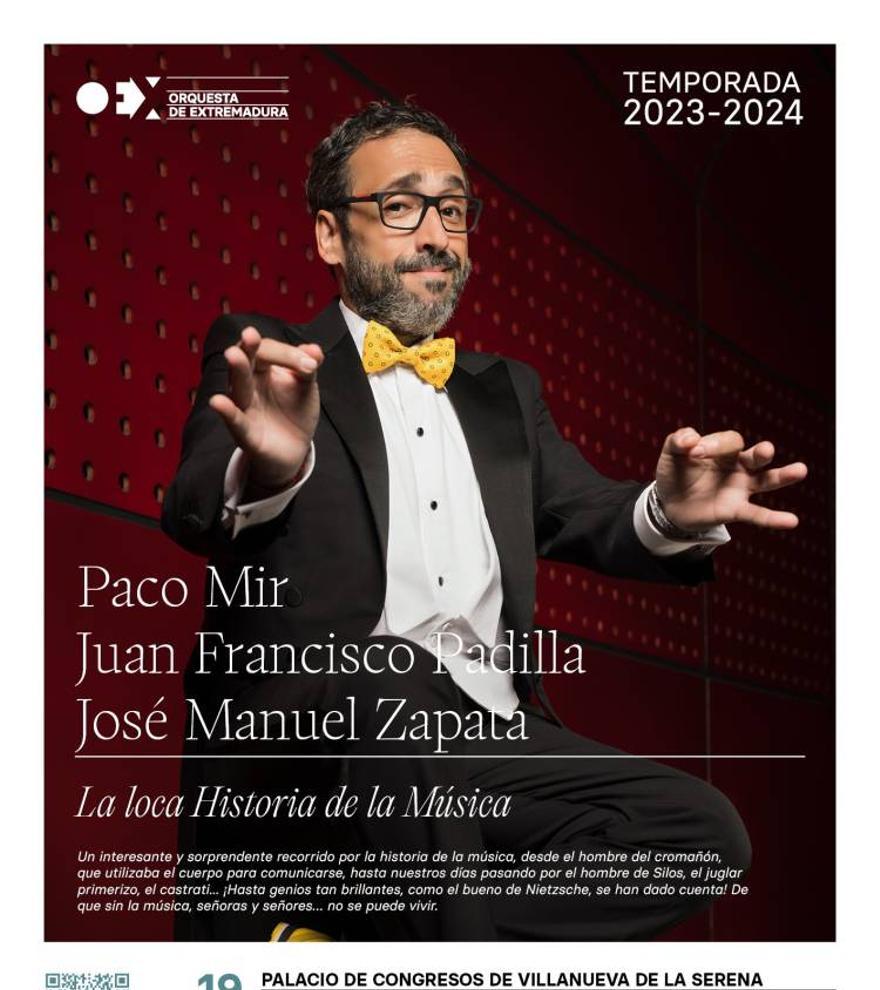 La loca historia de la Música, para Zapata y orquesta