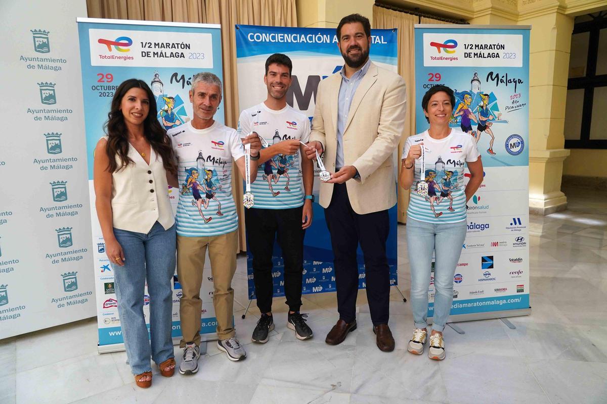 Presentación de la Media Maratón de Málaga de 2023.