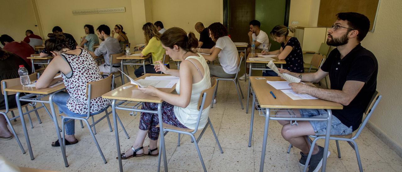 Últimas oposiciones a la enseñanza en un instituto de Alicante