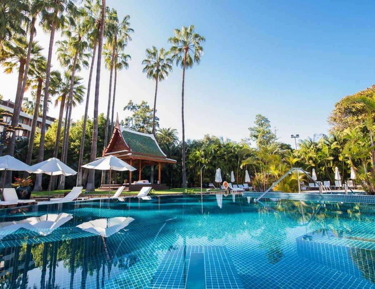 Piscina del Hotel Botánico de Puerto de la Cruz. | E. D.