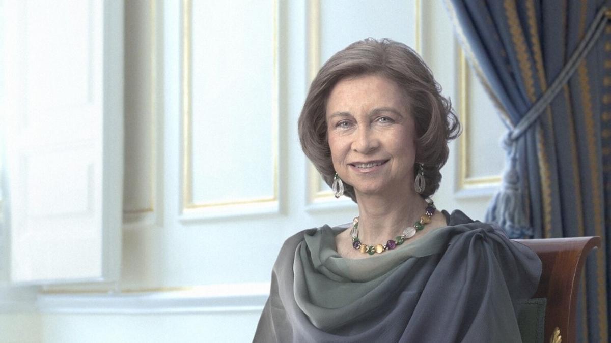 La reina emérita de España, doña Sofía.