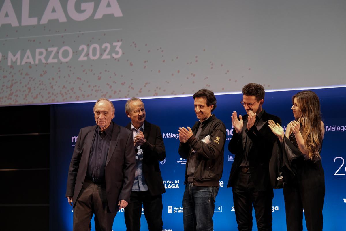 Méndez-Leite durante la presentación del documental sobre su vida.