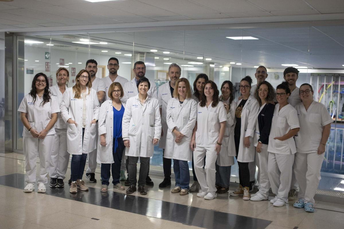 Equipo del Instituto de Rehabilitación Neurológica de Vithas (Irenea).