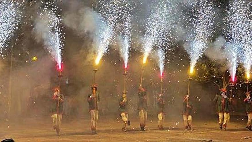 El correfoc amb els Diables l&#039;Alta Segarra és un dels actes consolidats