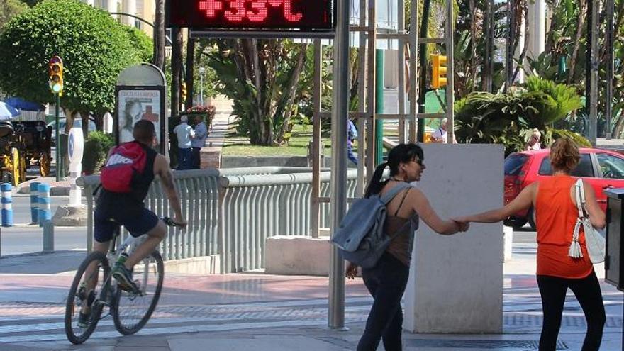 El calor se dejó notar el lunes en la capital.