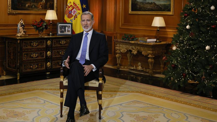 Los socios del Gobierno critican el discurso del rey, que es apoyado por PP y Vox