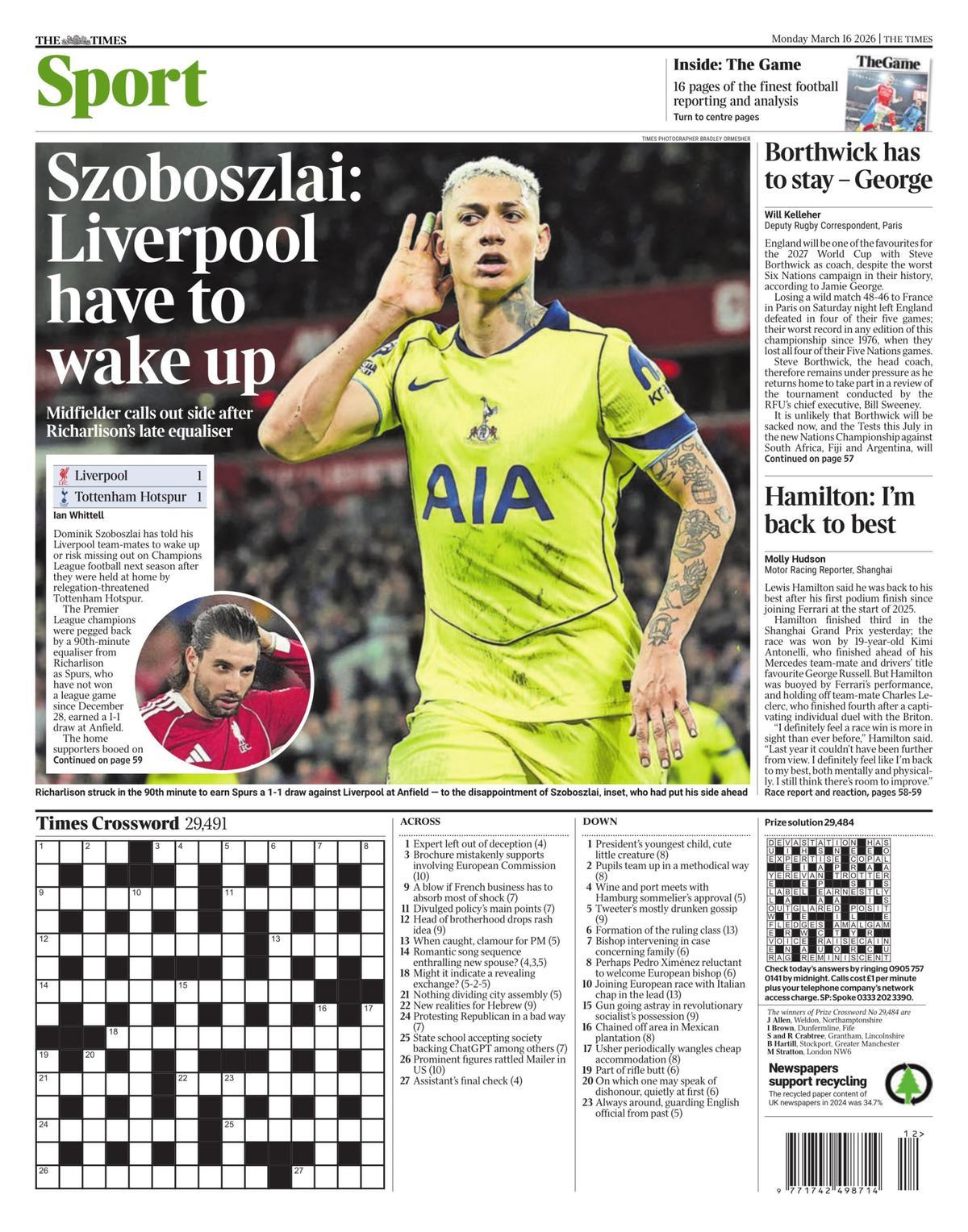 Las portadas de la prensa deportiva de hoy