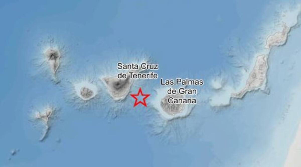 Terremoto entre Gran Canaria y Tenerife el 27 de julio de 2026
