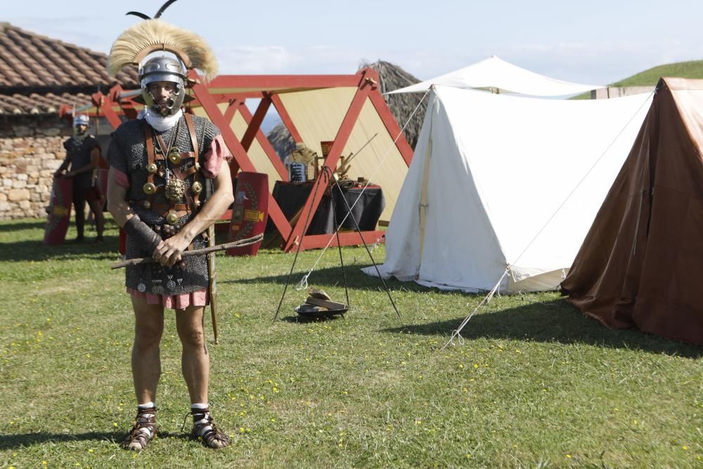 RECREACION DE UN CAMPAMENTO ROMANO.