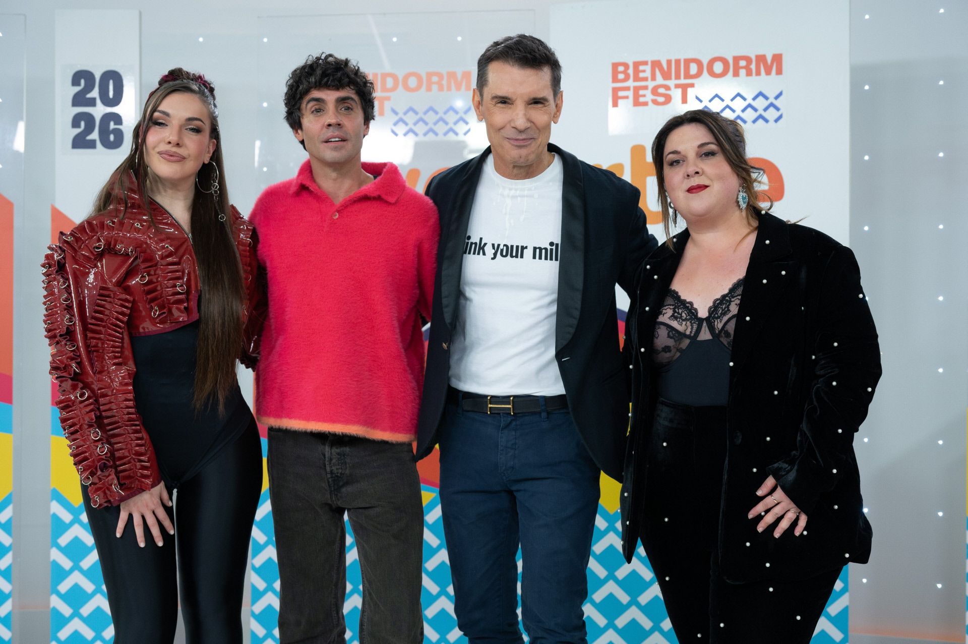 El cuarteto de presentadores para este Benidorm Fest 2026