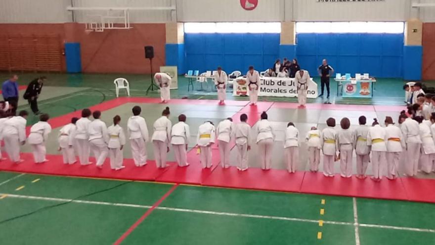 Elana Bahamonde y Juan Meana, del Judo Morales, cumplen en el Nacional