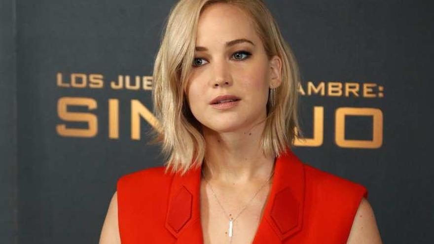 La actriz Jennifer Lawrence.