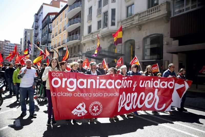 Escenas del Día del Trabajador en Zaragoza