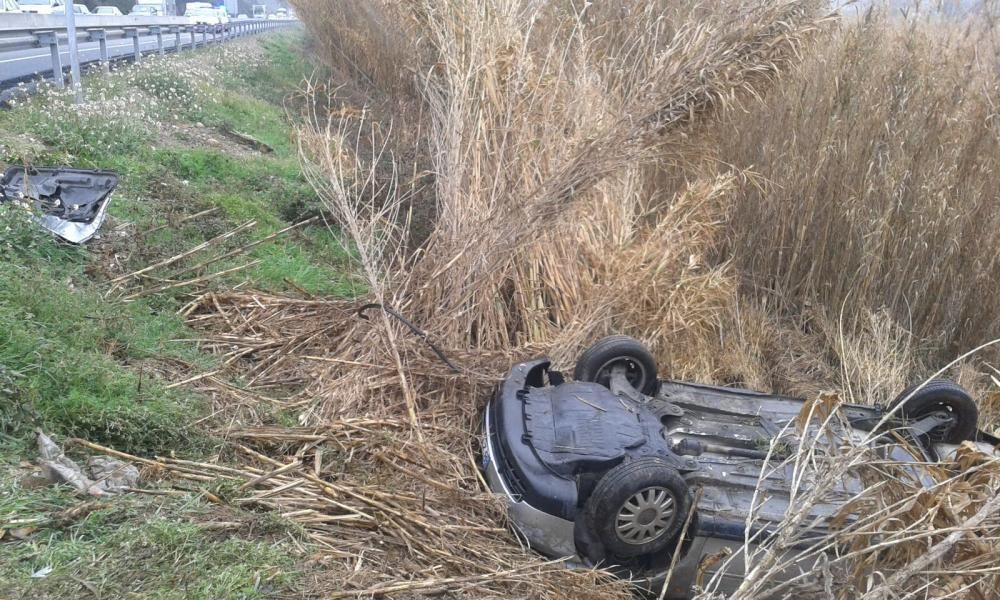 Accident a la C-55, a Sant Vicenç