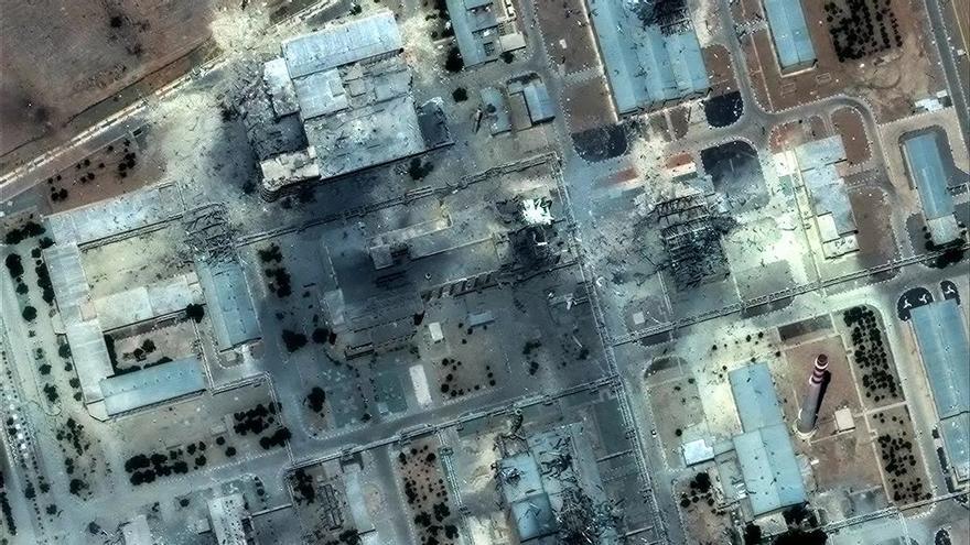 Una de las plantas iranís bombardeadas por EEUU este fin de semana