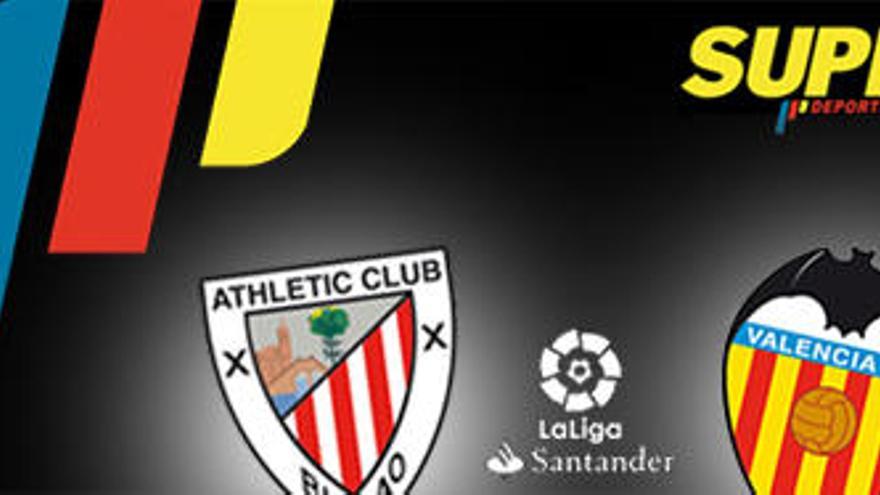 Horario y dónde ver el Athletic-Valencia CF