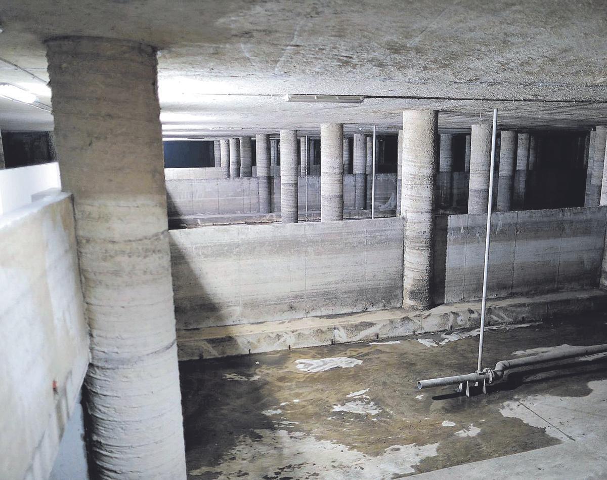 El deposito de tormentas Cabanyal-Eugenia Viñes tiene una capacidad de 20.476 metros cúbicos