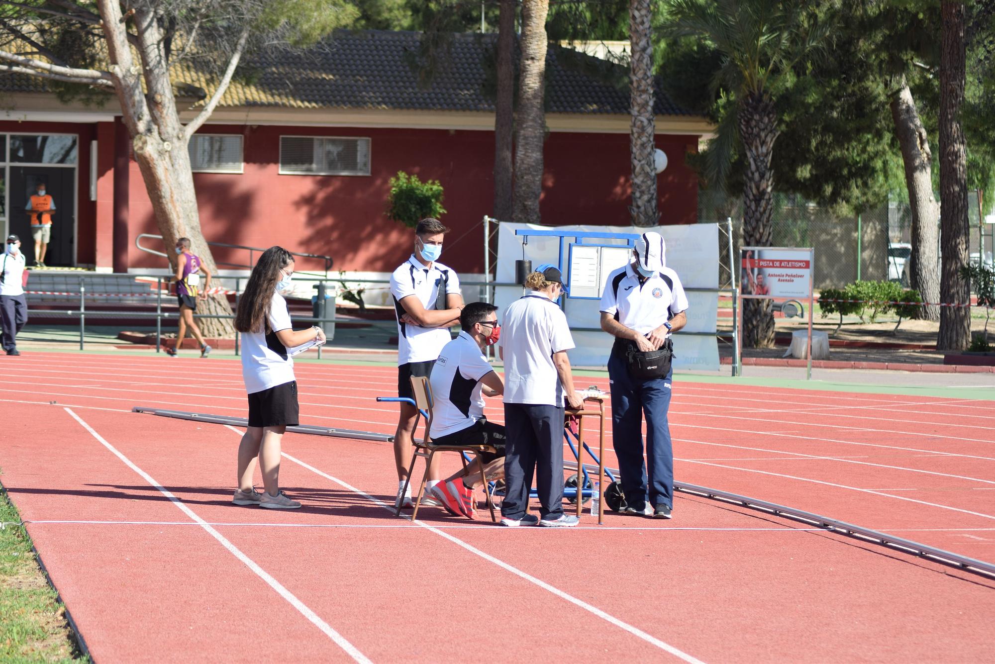 Control de atletismo en Alhama