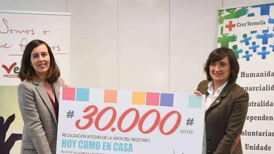 Vegalsa-Eroski dona 30.000 euros a Cruz Roja de la venta de recetarios