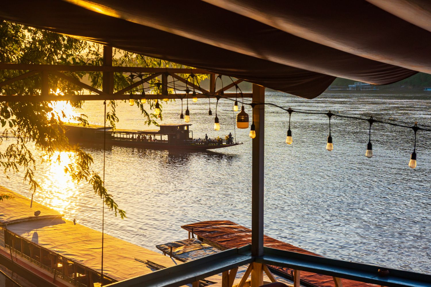 Rio Mekong en Luang Prabang