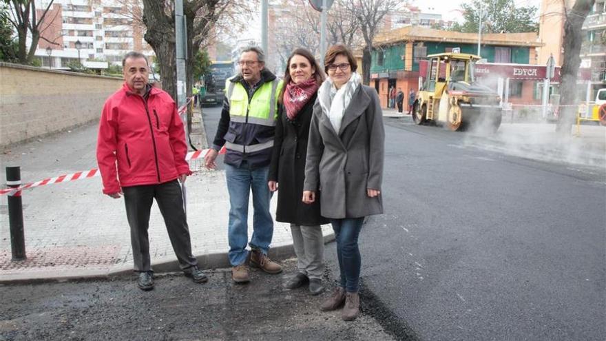 El plan de asfaltado convierte la Fuensanta en “el barrio más accesible”