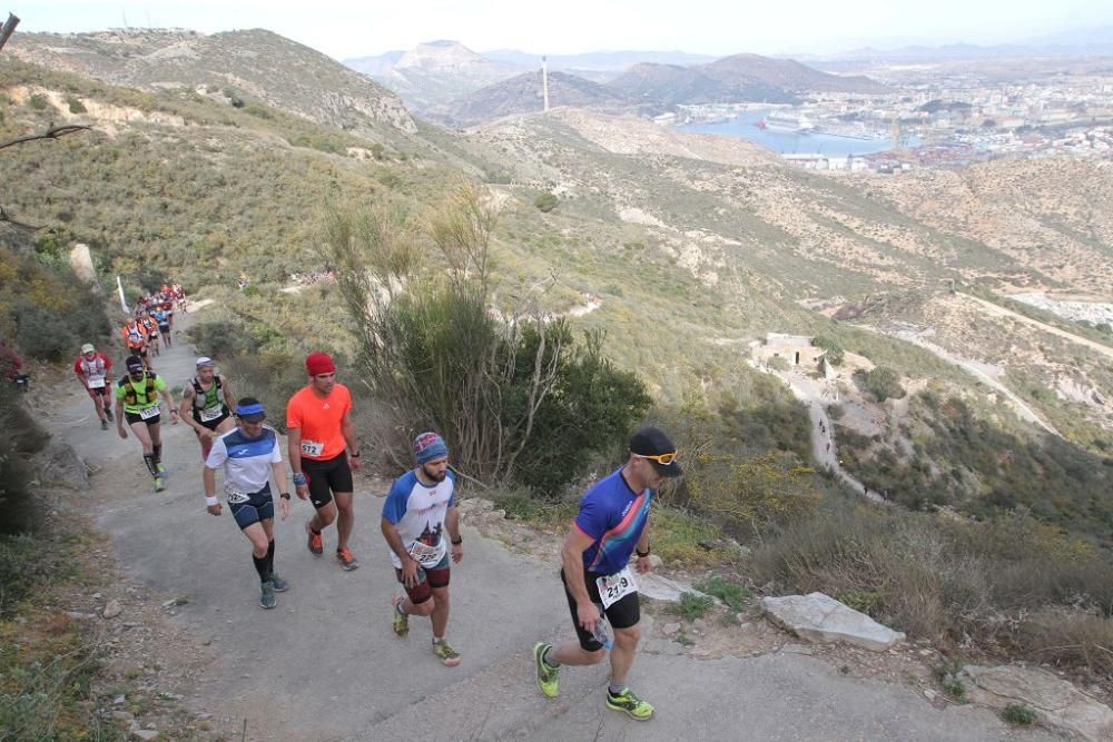 Ruta de las Fortalezas 2018 subida del Monte del Calvario