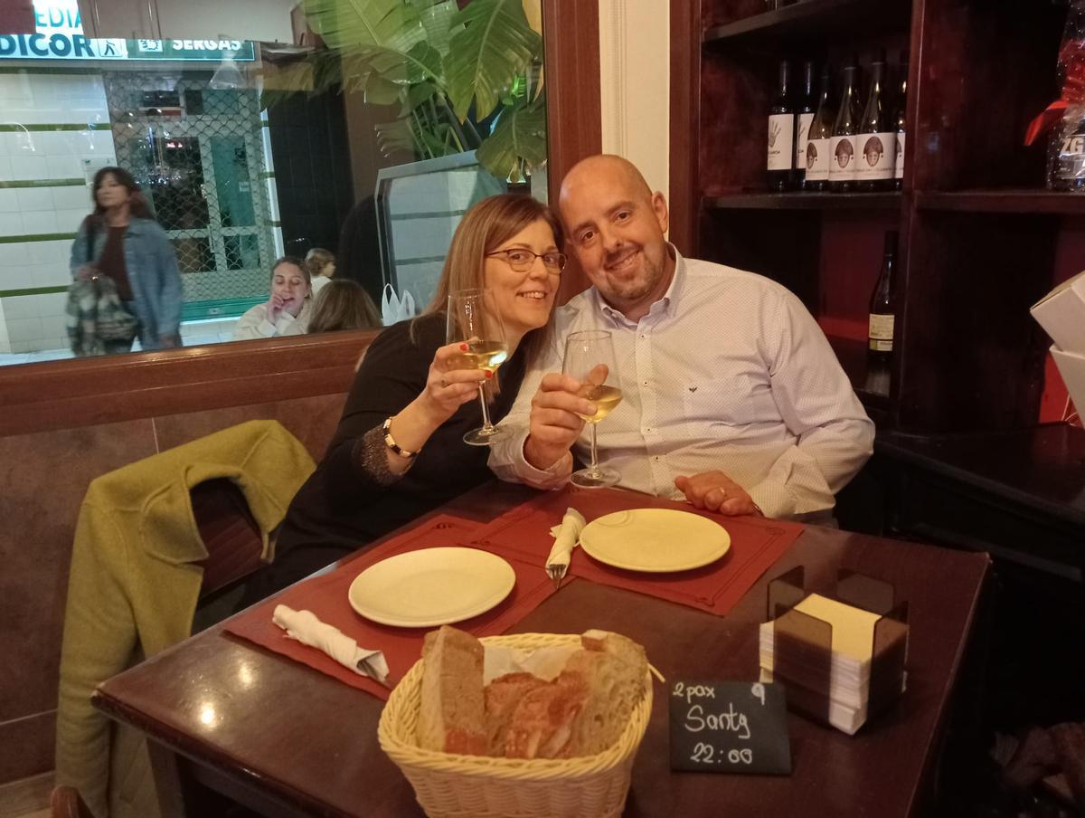 María de Carmen Cadierno y Emilio Colado.