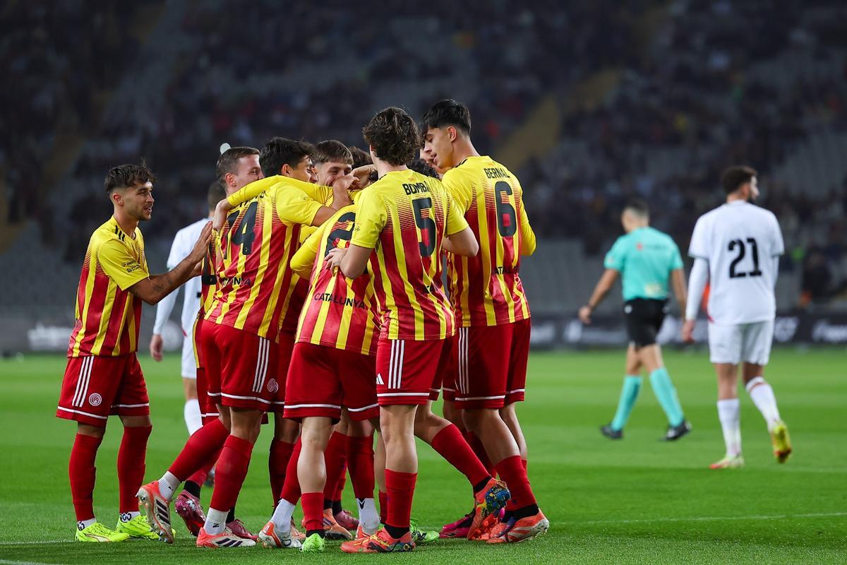 Catalunya ganó a Palestina (2-1) en un emotivo partido amistoso