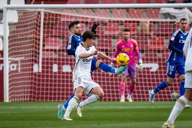 El partido entre el Albacete y el Real Oviedo, en imágenes