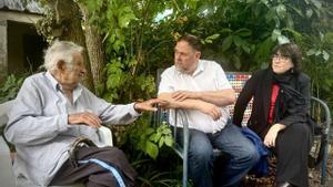 Junqueras y Riba, reunidos con Pepe Mujica en Uruguay.