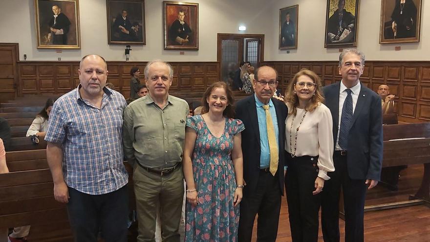 El aula magna homenajea a Casares, Bueno y Alarcos, &quot;tres pilares de la Universidad española&quot;