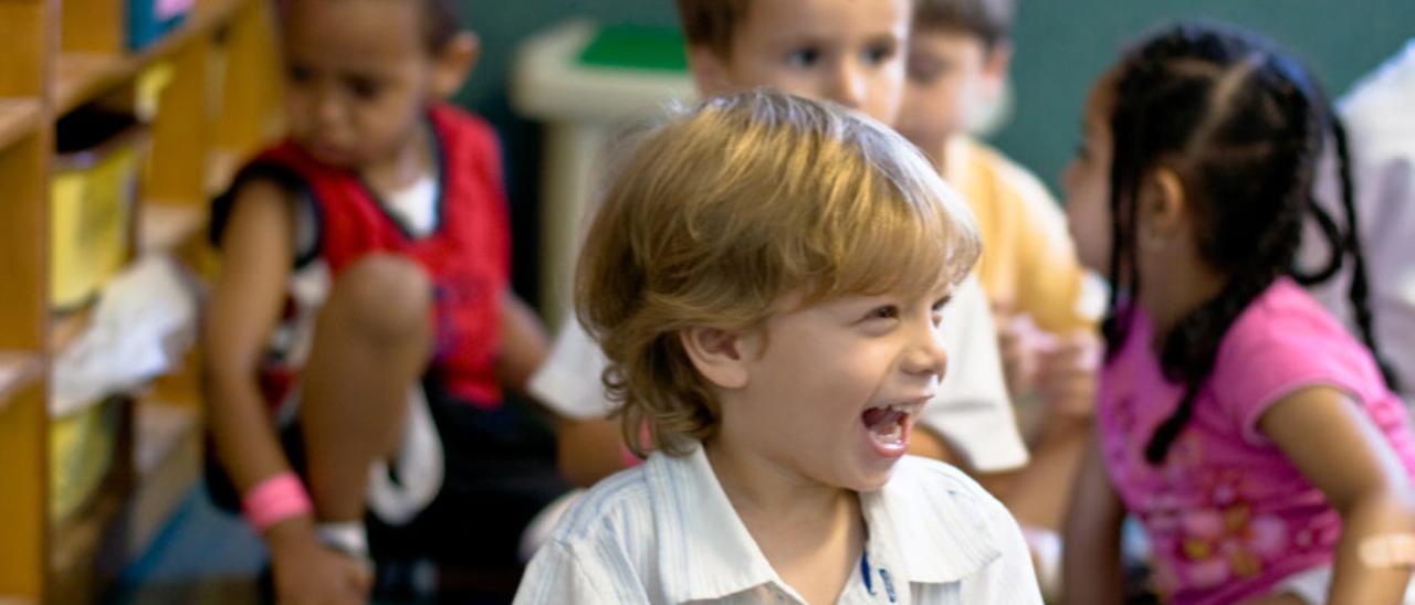 Niños en un colegio