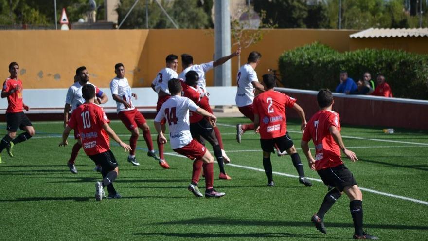 Imagen del partido disputado en la primera vuelta.