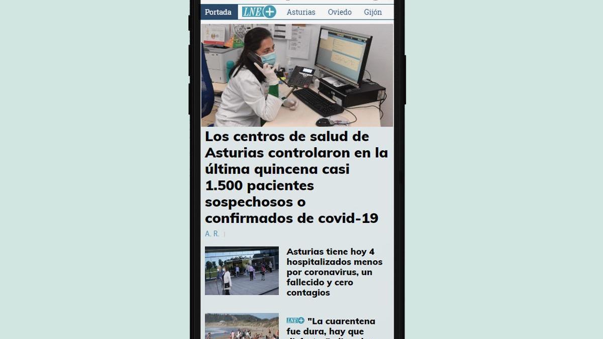 LA NUEVA ESPAÑA prorroga hasta el 7 de junio la web gratuita a todos los asturianos registrados como nuevos suscriptores