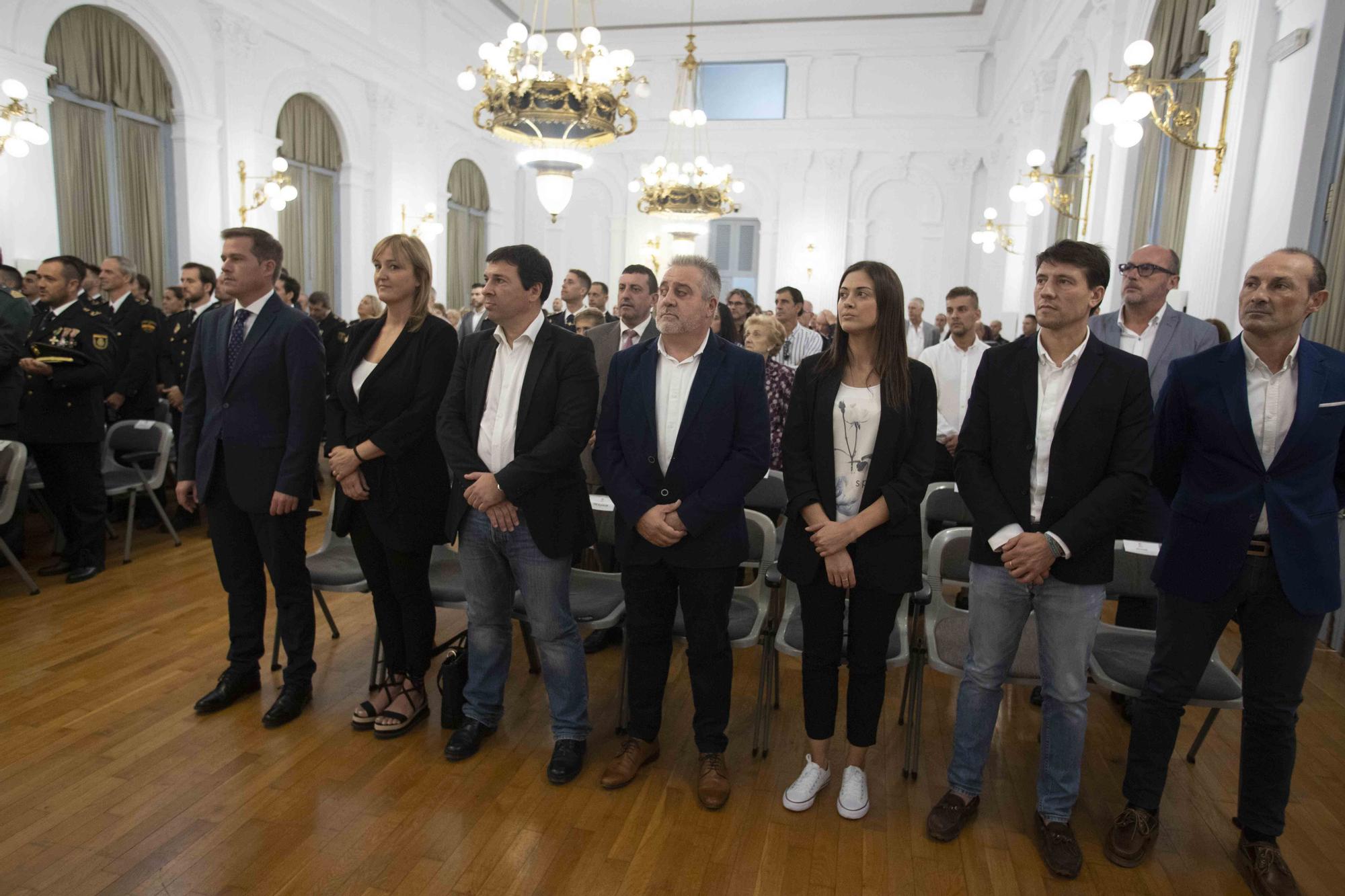 La Policía Nacional celebra en Xàtiva el acto tradicional de los santos custodios