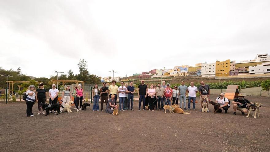 Gáldar amplía las Huertas del Rey en 3.000 m² y estrena su primer parque canino