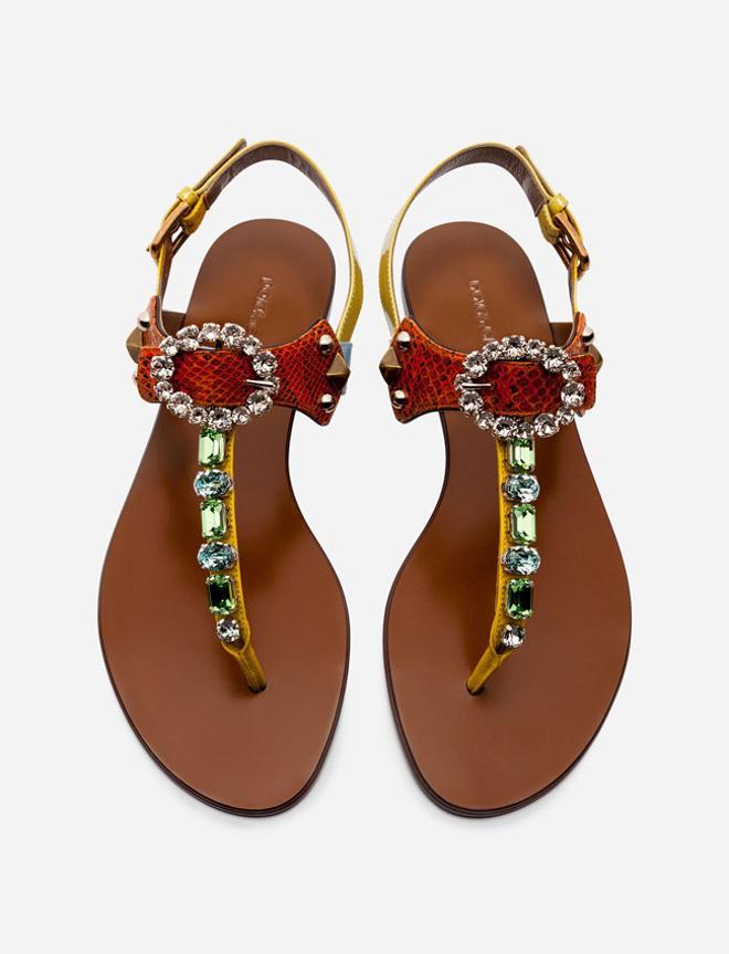 Rebajas calzado: sandalias joya de D&G
