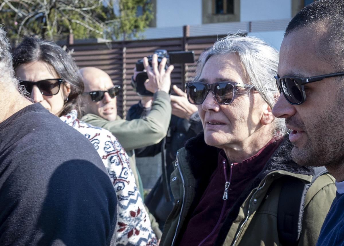 La exjefa de ETA Soledad Iparraguirre, Anboto, sale de prisión en régimen de semilibertad.