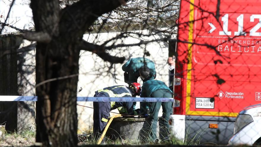 La Guardia Civil retomó este lunes la investigación sobre el cadáver hallado en un pozo de O Porriño.