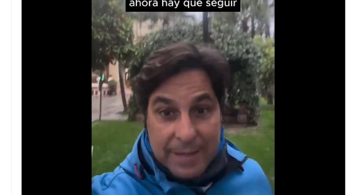 Fran Rivera, en su vídeo.