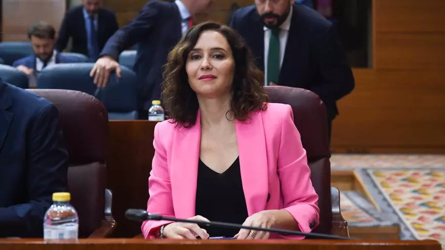 Vídeo: Ayuso reconeix l'insult a Sánchez i el reitera amb ironia: "M'agrada la fruita"